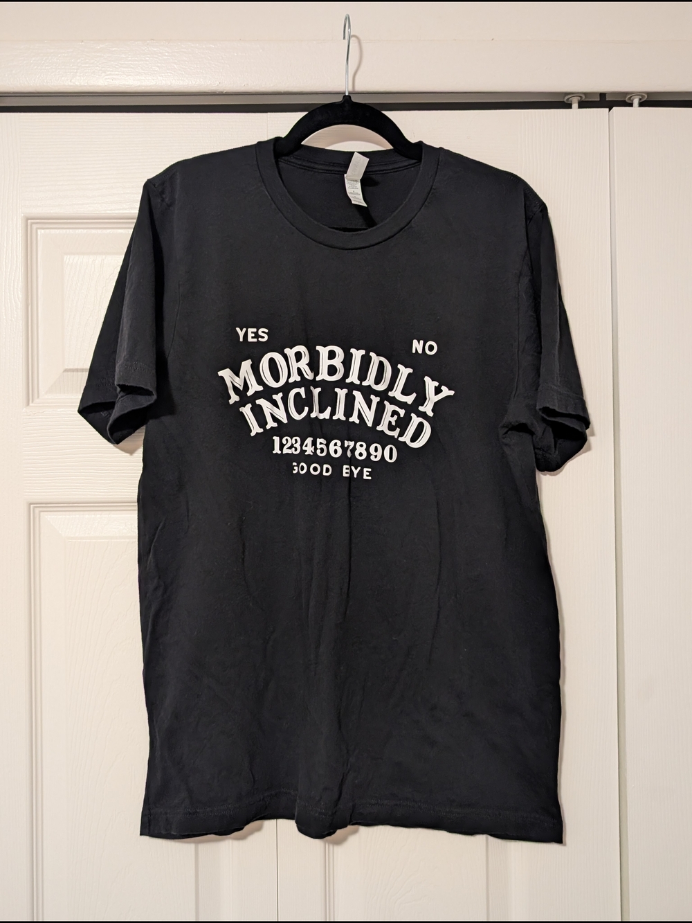 Bella Canvas Black 'Morbidly Inclined' Graphic Tee